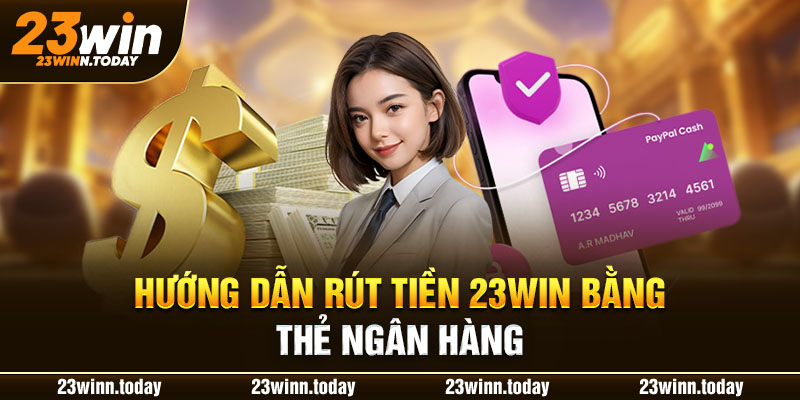 Hướng dẫn rút tiền 23WIN bằng thẻ ngân hàng