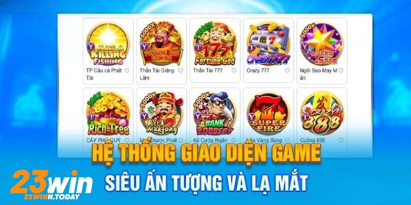 Hàng loạt các tựa game hấp dẫn tại sảnh nổ hũ TP Điện tử