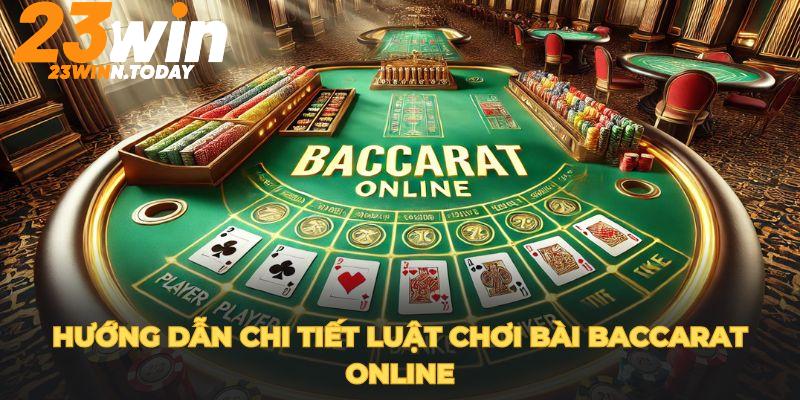 Hướng dẫn chi tiết luật chơi bài Baccarat online