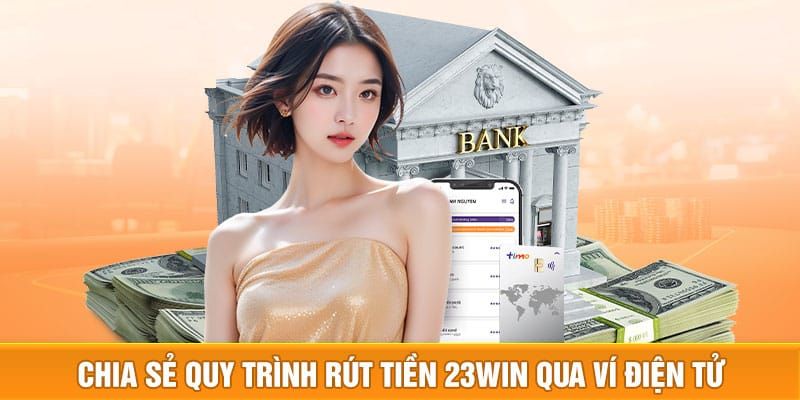 Thao tác giao dịch rút nhanh bằng ví điện tử 